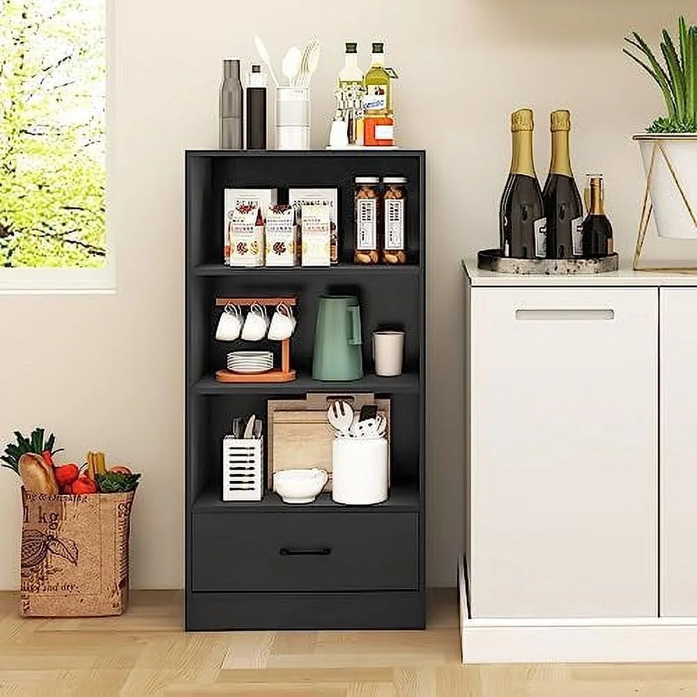 3 Cube Bookcase with Drawer H132
