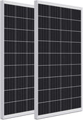 200 Watt 12 Volt Monocrystalline Solar Panel, 2 Pack of 12V 100W PV Module Z799