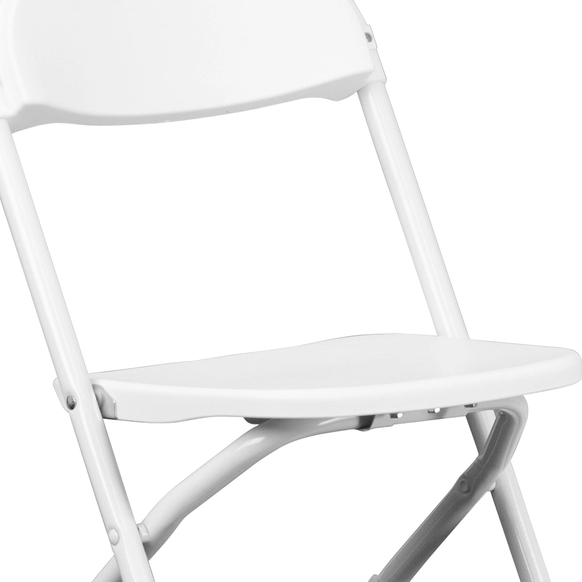 White Plastic Kids Folding Chair W91592