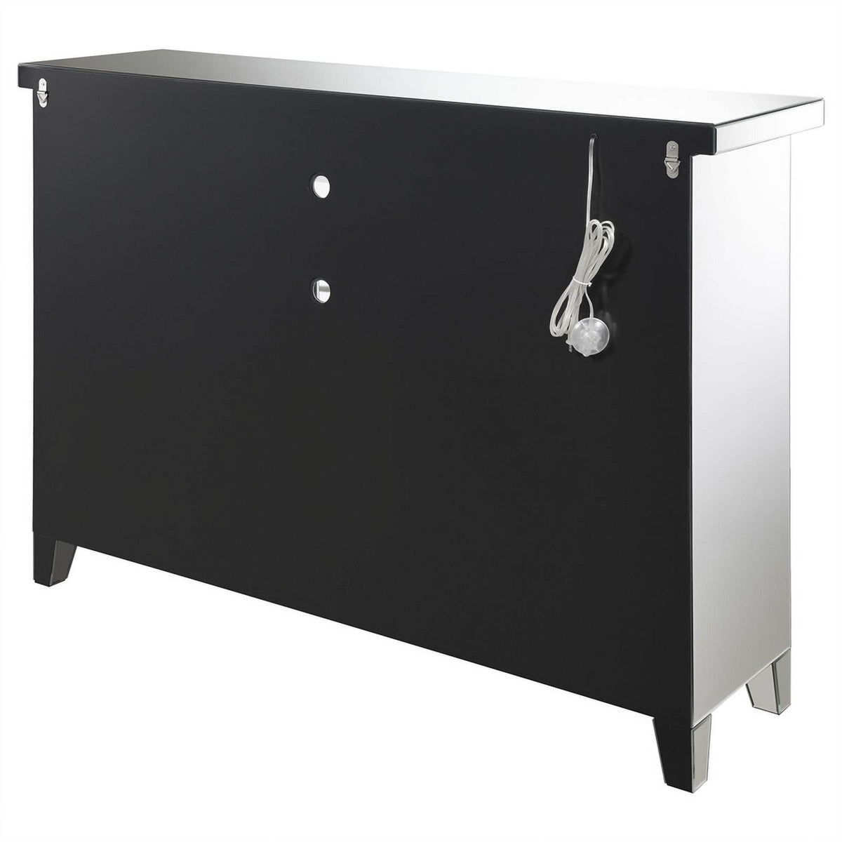 2-door Wine Cabinet with Lighting Mirror A667