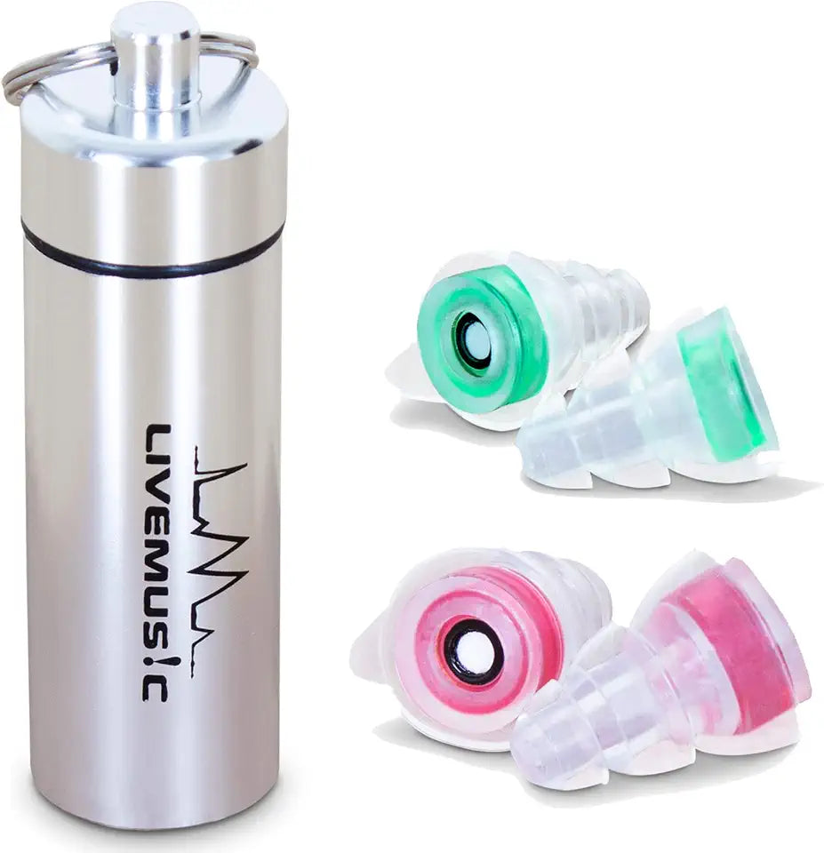 Reusable Silicone Ear Plugs, 2 Pairs G26084