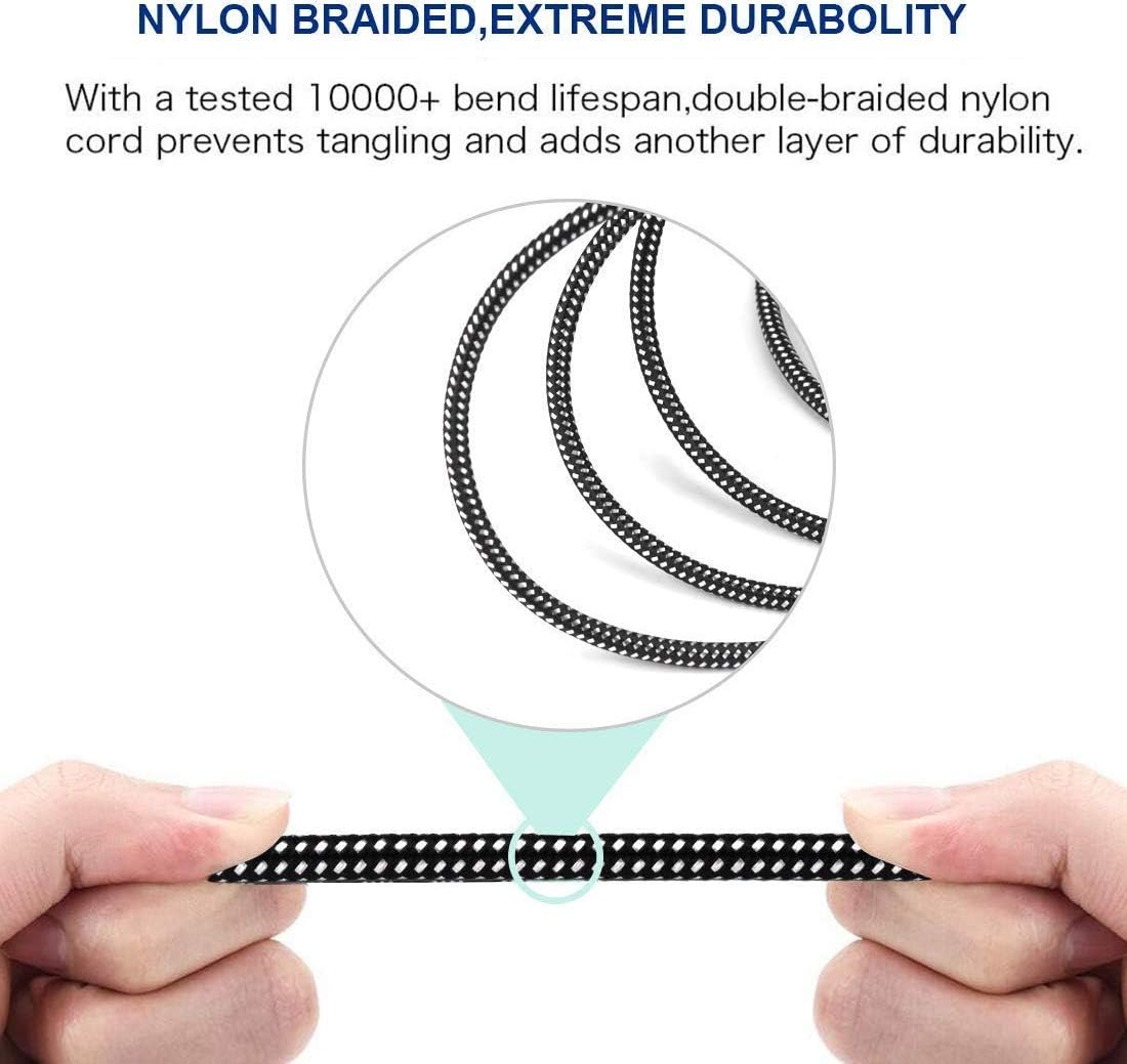 20 FT Colored Nylon Braided Balanced XLR Microphone Cable X447