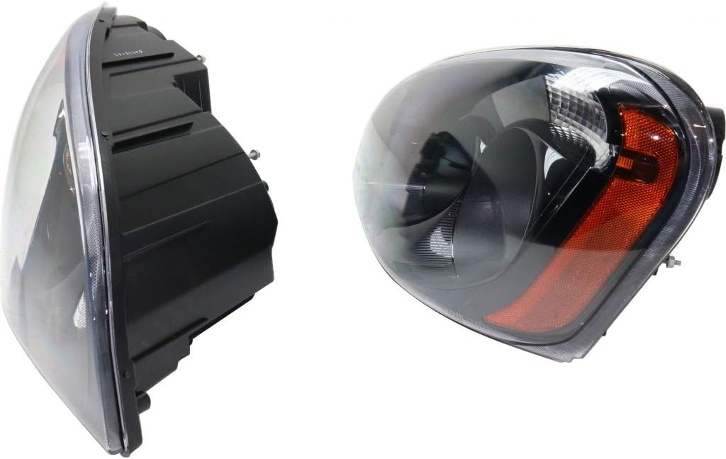 Headlight Assembly for Freightliner Cascadia 2008-2014 Halogen Black X8696