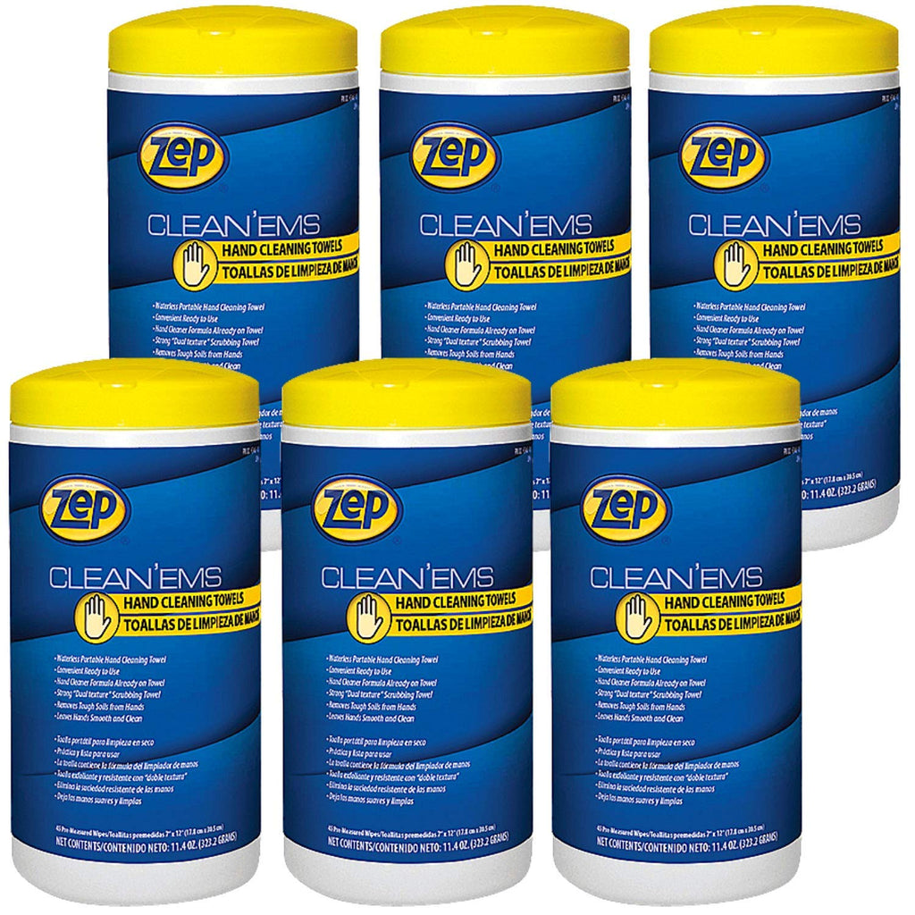 Hand Wipes 45 Wipes Per Canister Case of 6 Pack of 2 M67810