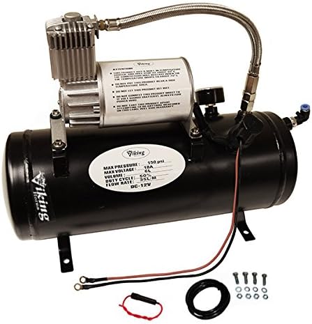 4 Black Trumpets Train Air Horn Kit V174250