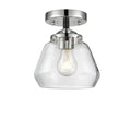 Black Polished Nickel Semi-Flush Mount Light F37475