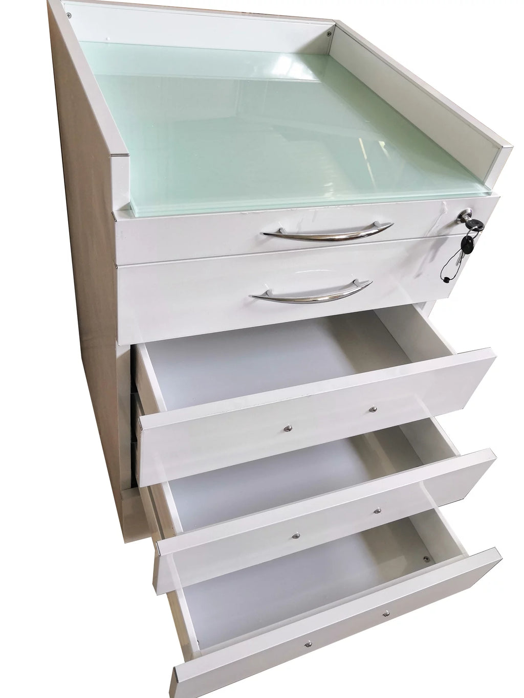 5 Drawers Mobile Cabinet File Storage Cart with Lock X406