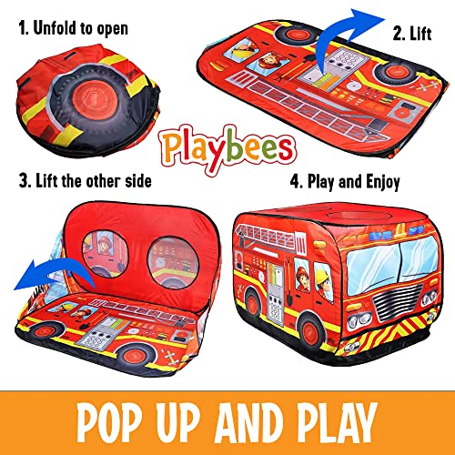 Pop-Up Play Tent with Front Stage and Carry Bag Q1485