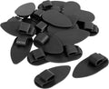 Black 20pcs Car Floor Mat Clips Q902941