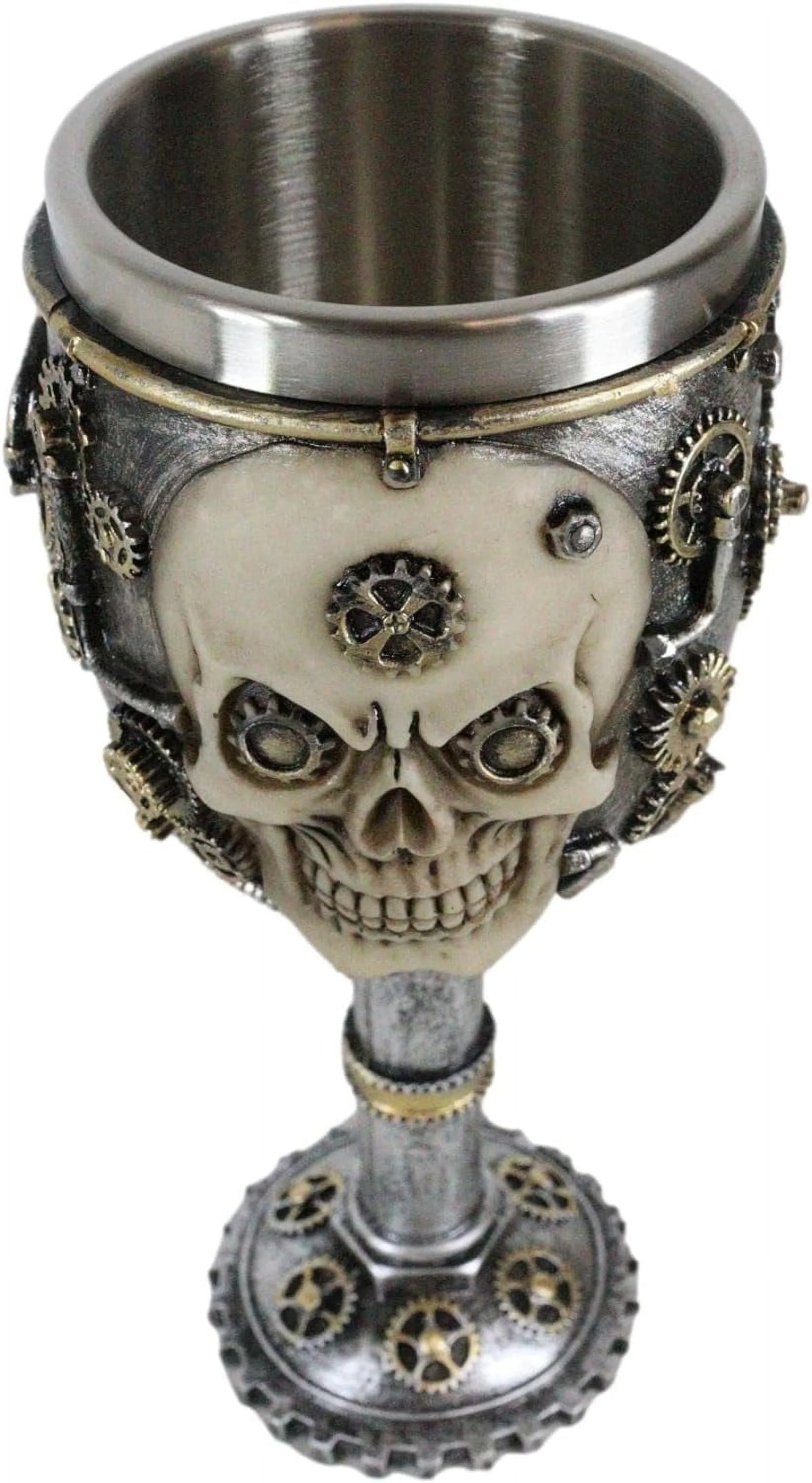 Silver 6Oz Wine Goblet Cup Figurine D871