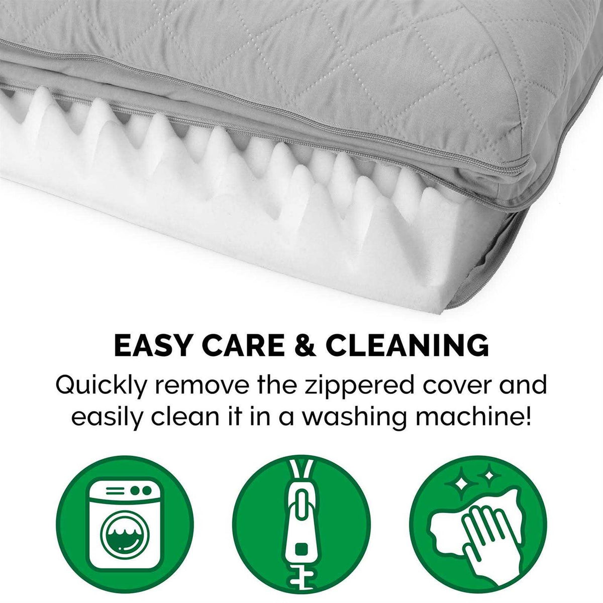 Quilted Orthopedic Sofa Pet Bed L679698