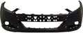 Primed Plastic Front Bumper Cover Fascia with Fog Light Holes for 2013-2016 Dodge Dart Sedan A91300