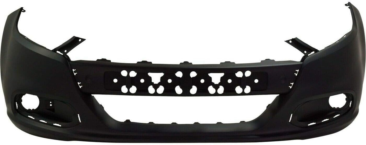 Primed Plastic Front Bumper Cover Fascia with Fog Light Holes for 2013-2016 Dodge Dart Sedan A91300