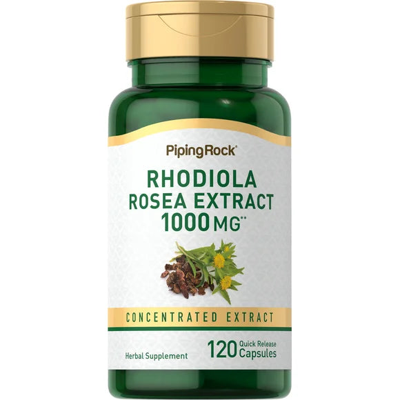 Rhodiola Rosea Extract 1000mg 120 Capsules D4437