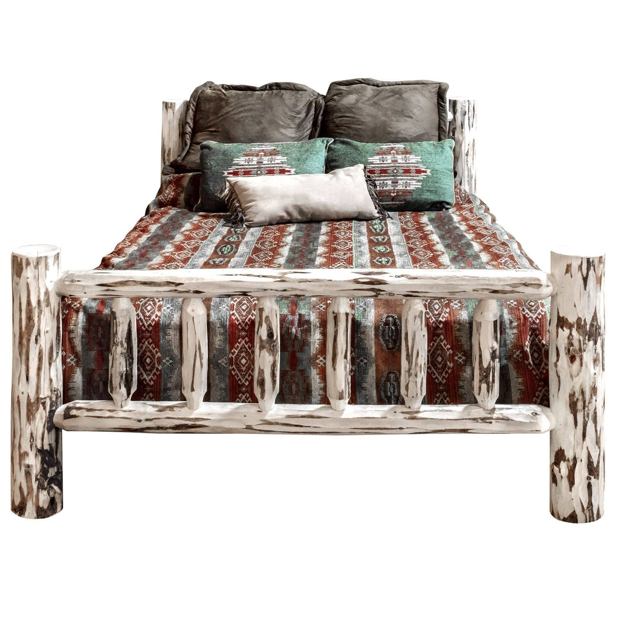 Full Bed with Clear Lacquer Finish U4644