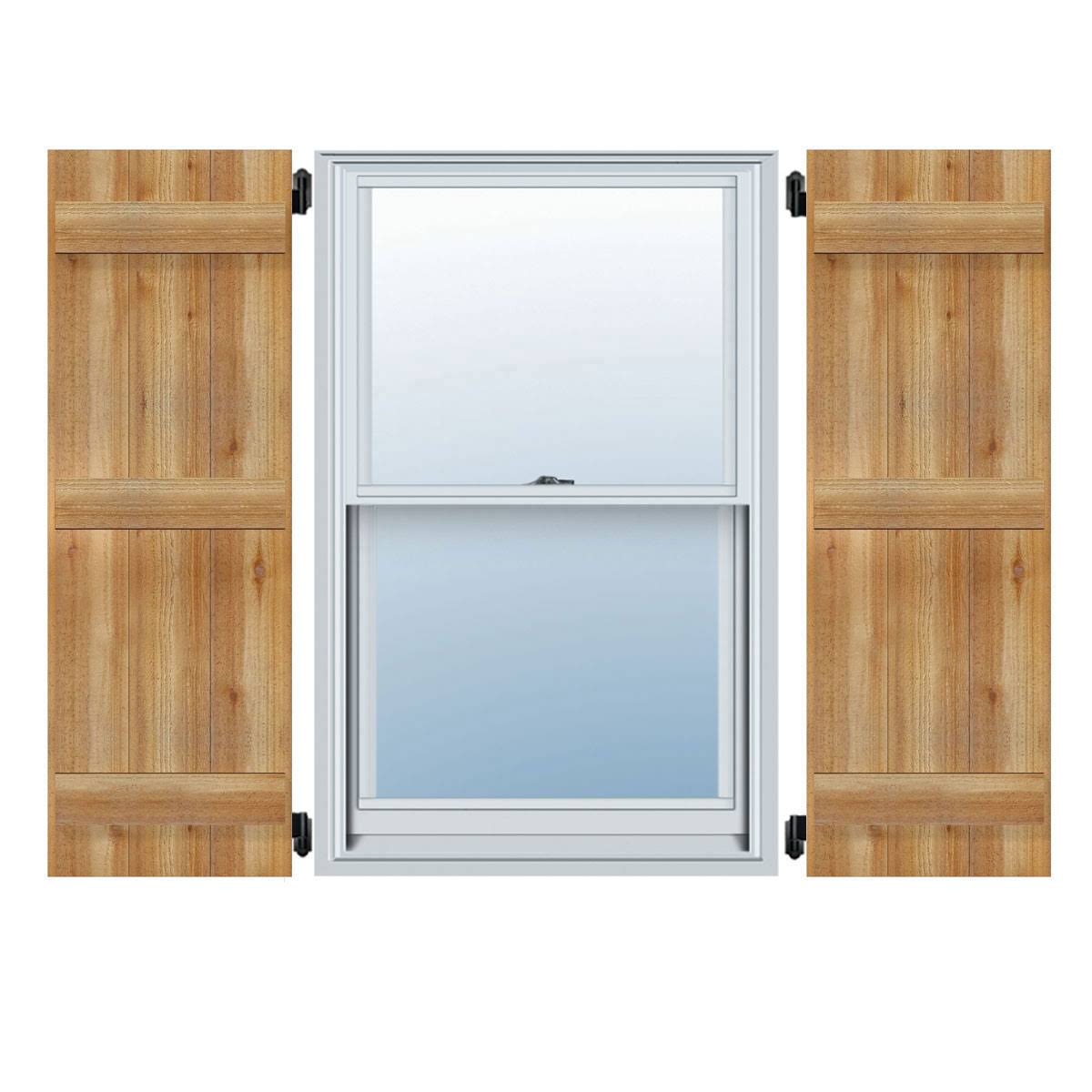 21 1/2x22W x 71x22H Board-n-Batten Shutters N885971