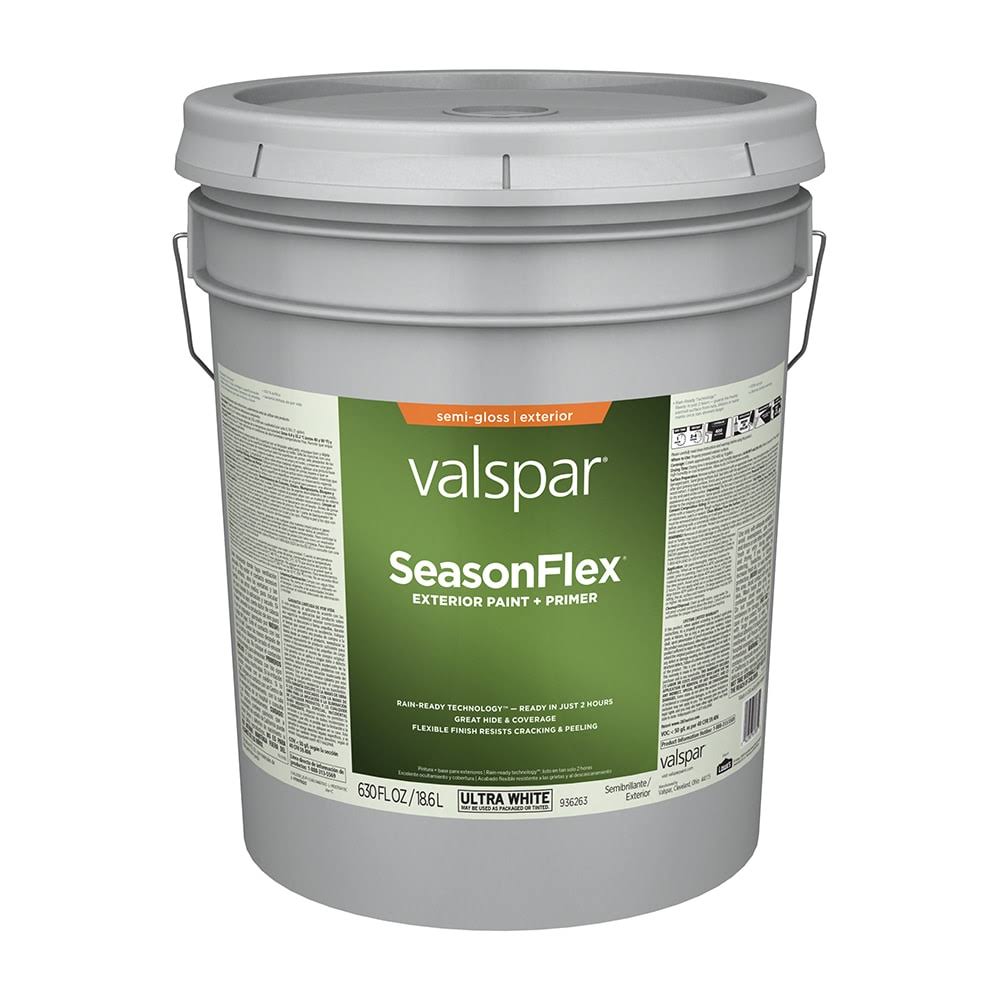 Semi-Gloss Exterior Tintable Paint (5-Gallon) E6378