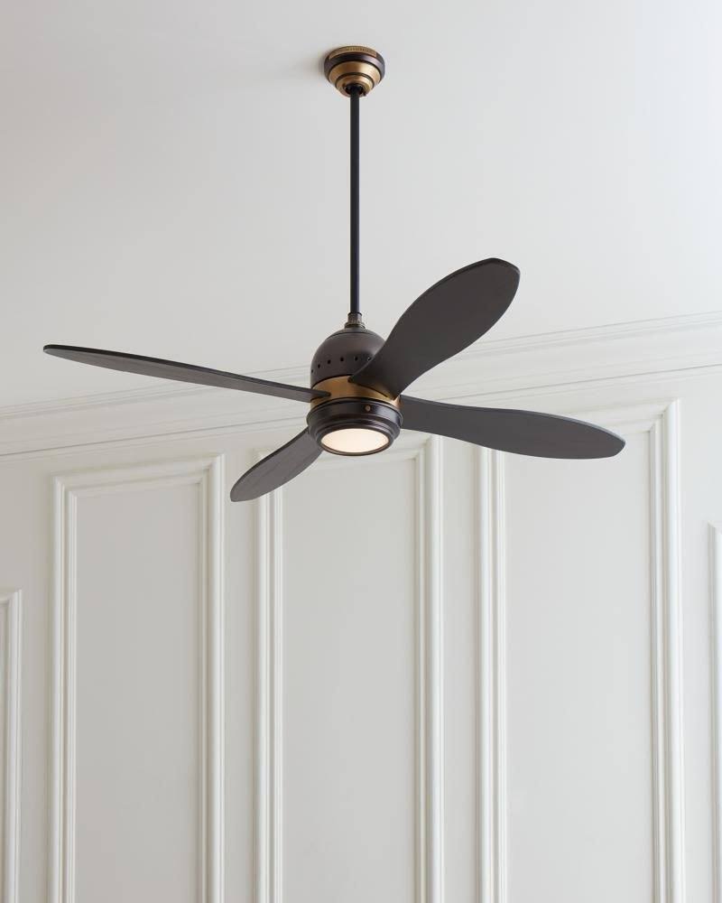 Polished Nickel 56-Inch Ceiling Fan I19955