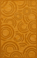 Butterscotch Circles Loops Area Rug 3' x 5' Rectangle C399209