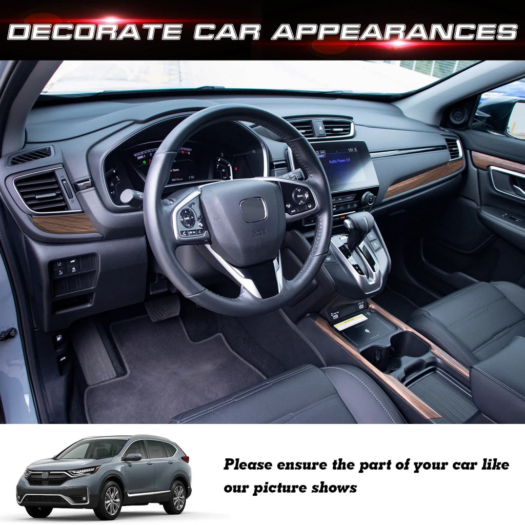 Interior Center Console Dashboard Panel Cover Trim Peach Wood Grain K984
