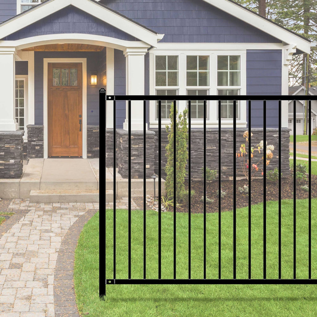 Black Steel Fence Y641945
