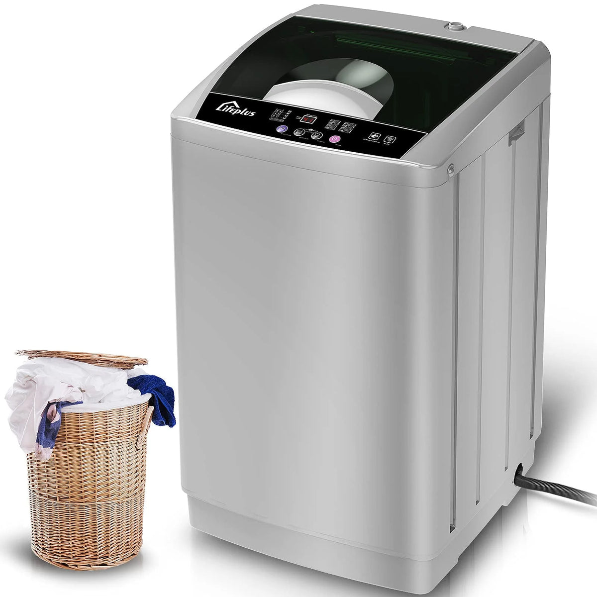Portable Full-Automatic 1.8 Cu. ft. Top Load Laundry Washer E867