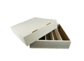 25 - 5000ct 5-Row Cardboard Trading Card Storage Boxes X184710