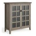 Solid Wood 38 inch Wide Storage Cabinet N386