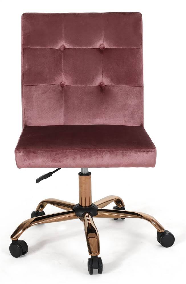 Blush Tufted Swivel Chair V464