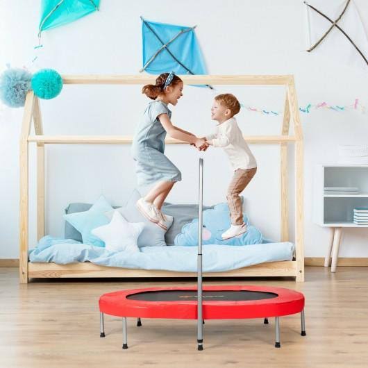 Red Foldable Mini Kids Trampoline C7969