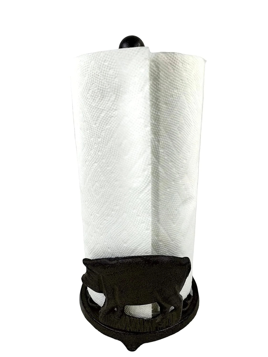 Cast Iron Brown Rustic Pig Paper Towel Holder Z865318
