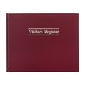 Visitor Registration Book, 8 1/2" x 11 1/2", 112 Pages, Black Z927432