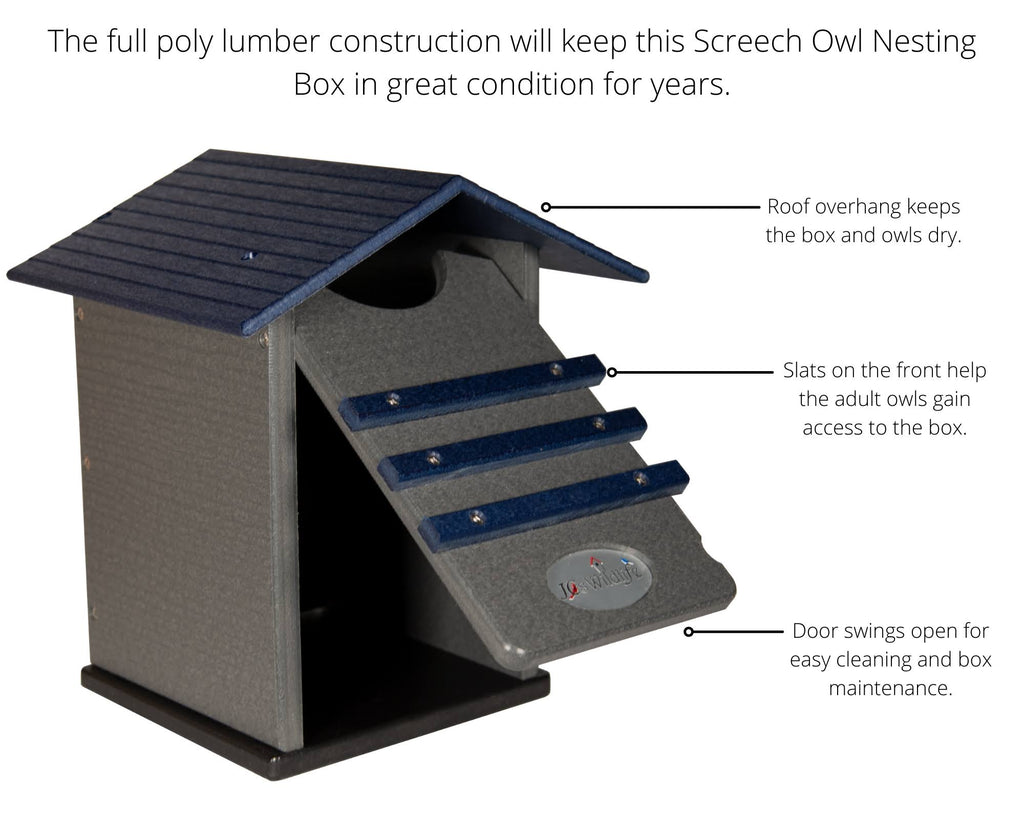 Poly Screech Owl House J36544