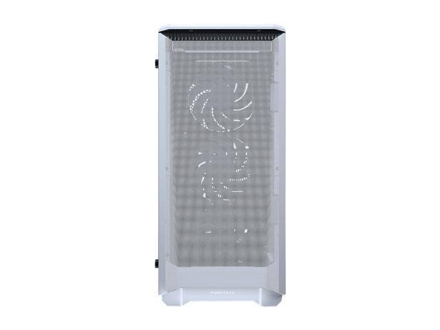 White Steel Tempered Glass ATX Mid Tower Computer Case X845171