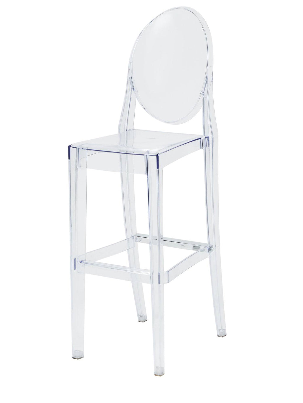 Clear Armless Barstool Q95023