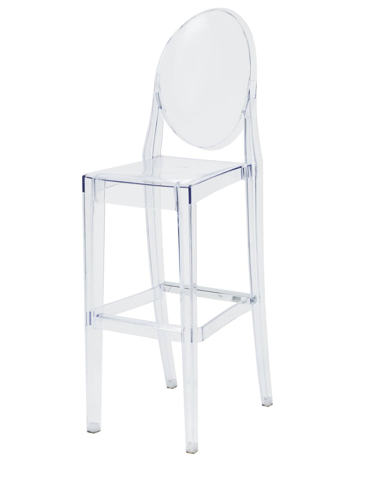 Clear Armless Barstool Q95023