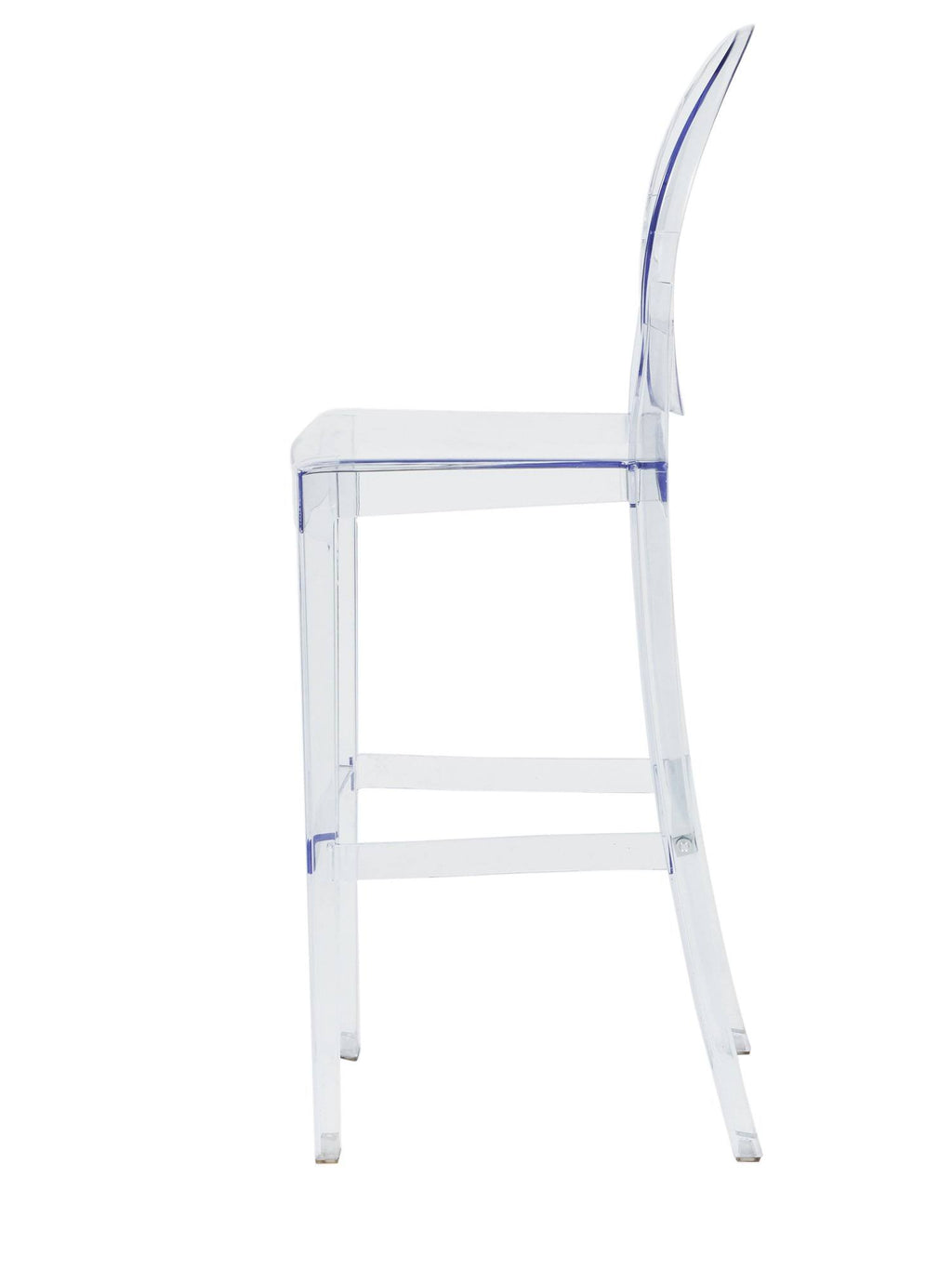 Clear Armless Barstool Q95023