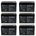 12V 9AH SLA Battery 6 Pack A3757