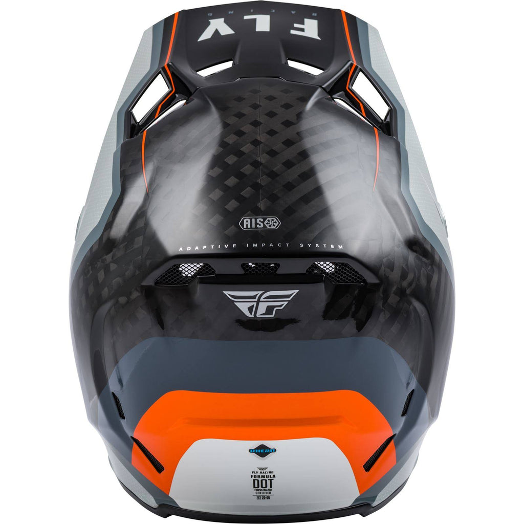 Black/Grey/Orange Carbon Axon Helmet H2201