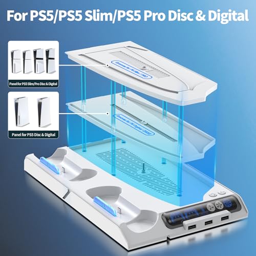 PS5 Cooling Station with Dual Charger Station S317