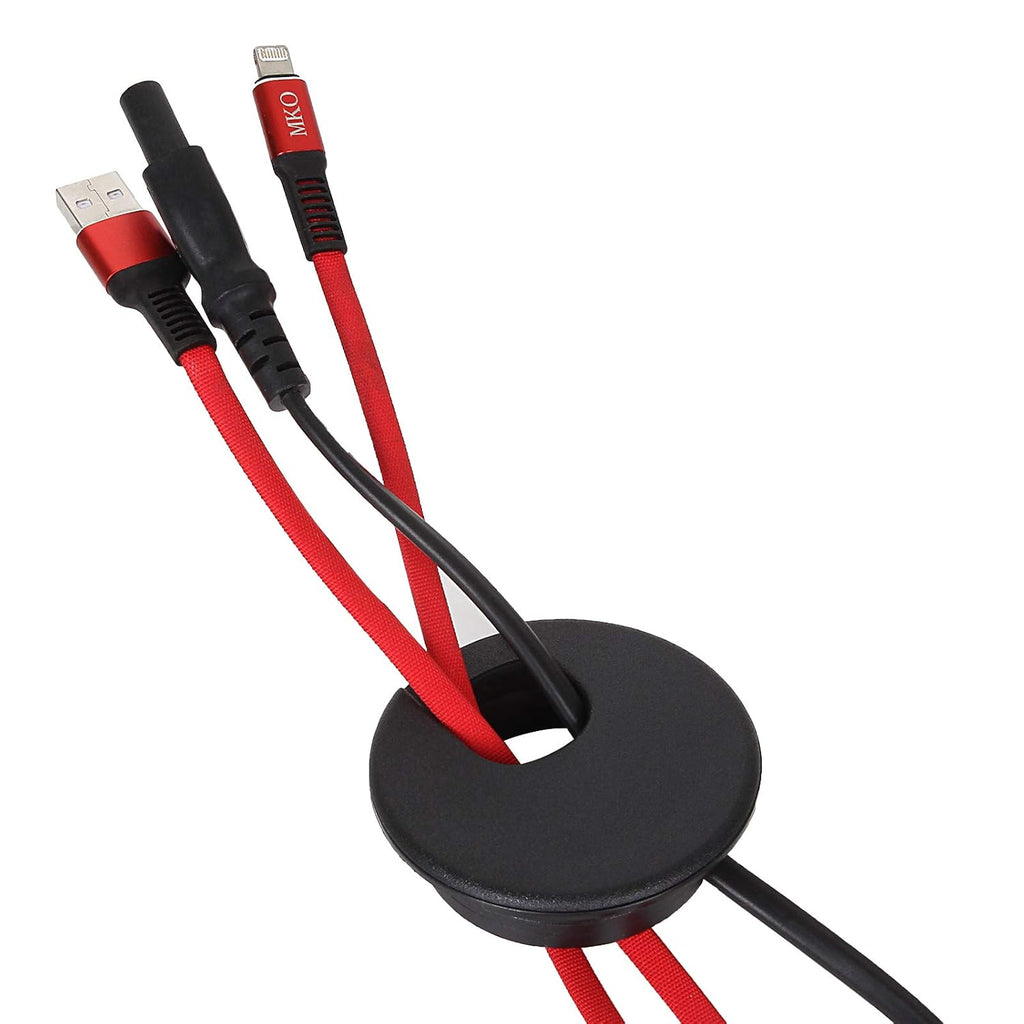 2 Desk Grommet Black, 30PACK Wire Cable Hole Cover PC Computer Desk Plastic Grommet Cord, Tidy Cable Wire Grommet for Office PC Computer Desk Cord Management, (50mm Mounting Hole Diameter) Pack of 2 R371