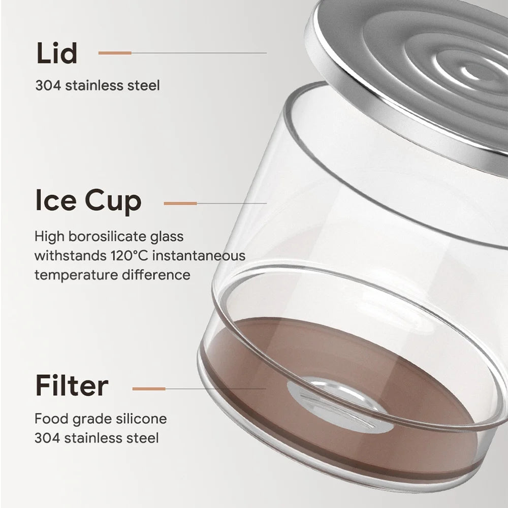 Cold Brew Coffee Maker, Borosilicate Glass Dripper, 300ml K554