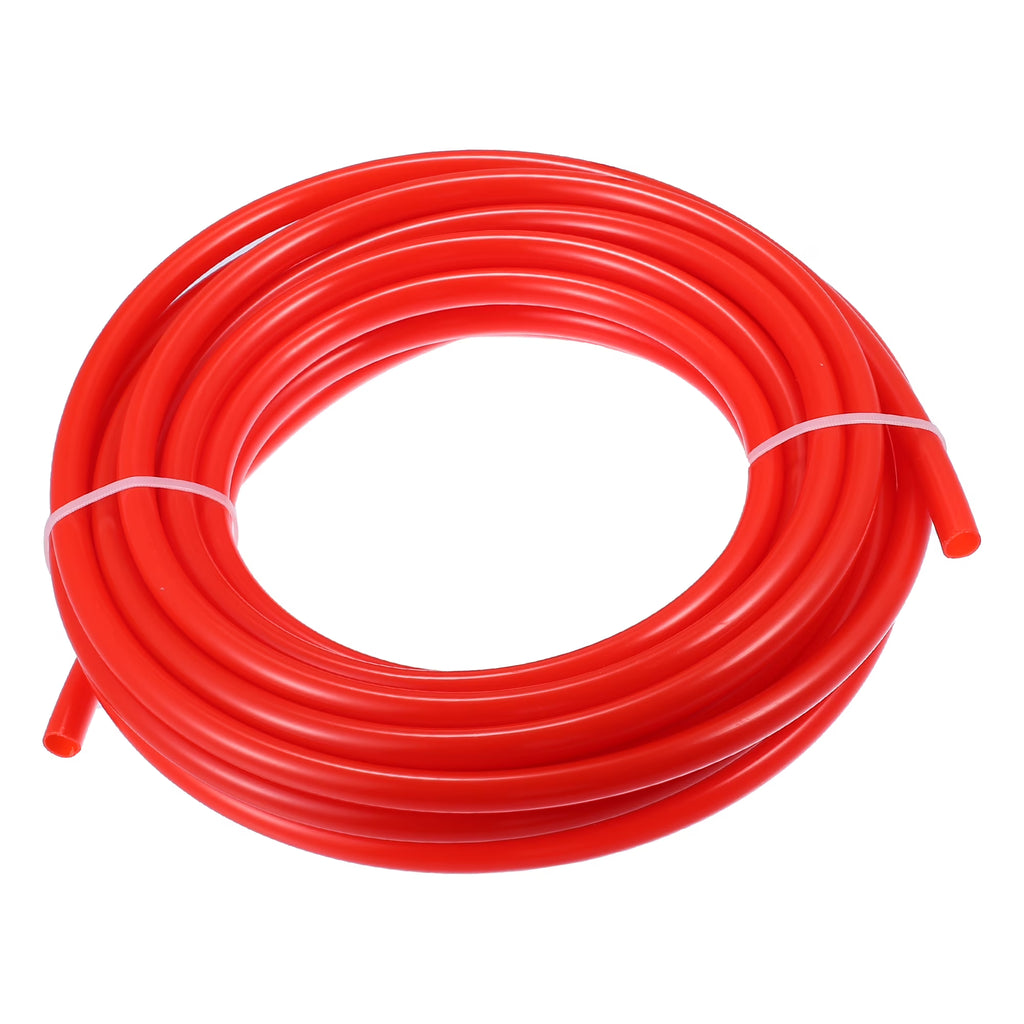 Red 32.8ft 10mm ID Nylon Fuel Line Hose L9373