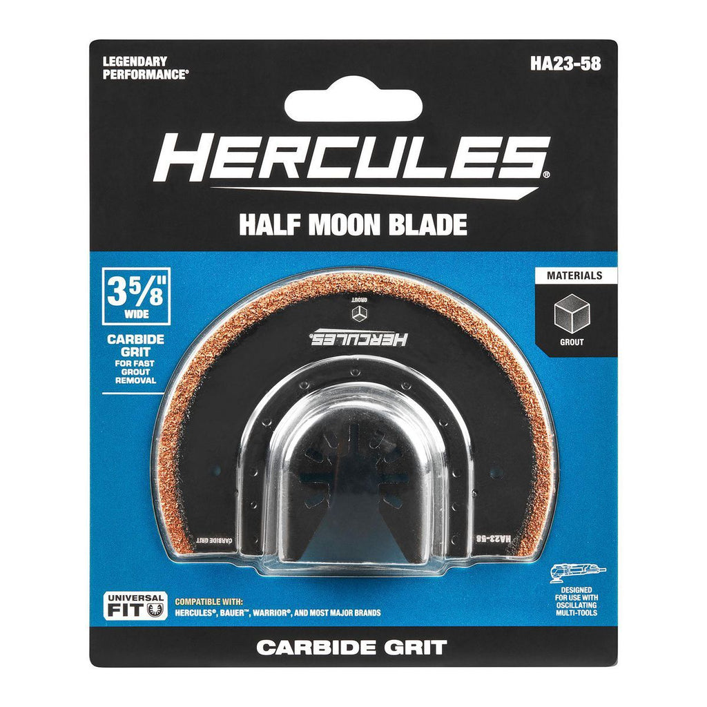 3-5/8 in. Carbide Grit Half-Moon Oscillating Multi-Tool Blade T659191
