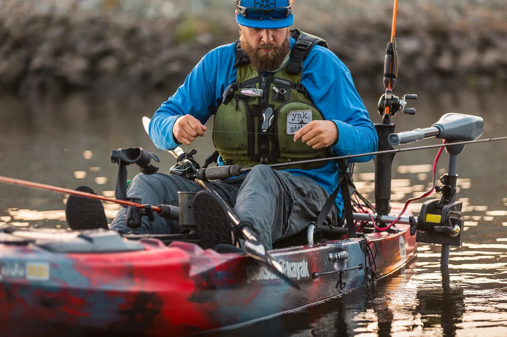 36 Lb. Thrust Saltwater Transom Mounted Electric Kayak Trolling Motor with 24 In. Shaft Z672137