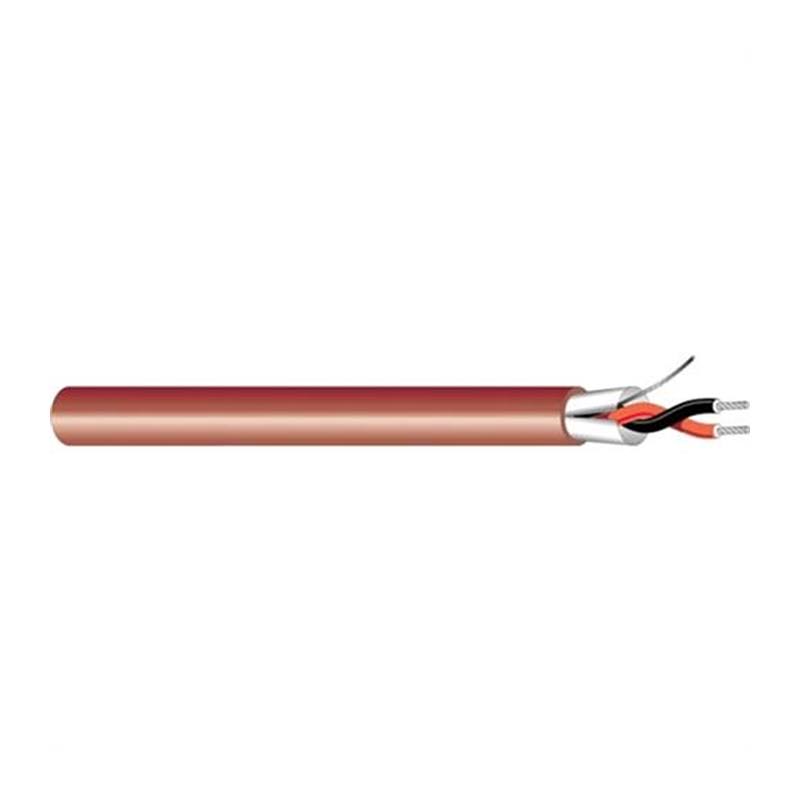 2 Conductor 22AWG Bonded Shield Cable 500ft Red C390