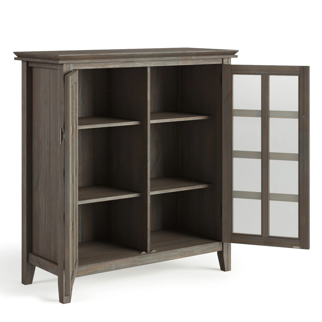Solid Wood 38 inch Wide Storage Cabinet N386