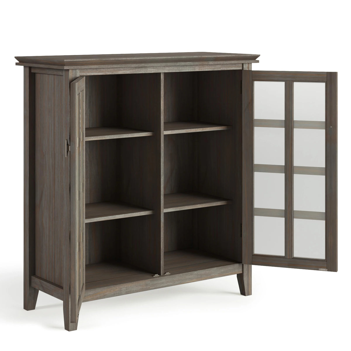 Solid Wood 38 inch Wide Storage Cabinet N386