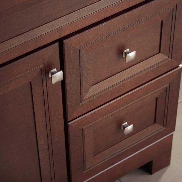 Satin Nickel Square Cabinet Knob (50-Pack) J229857