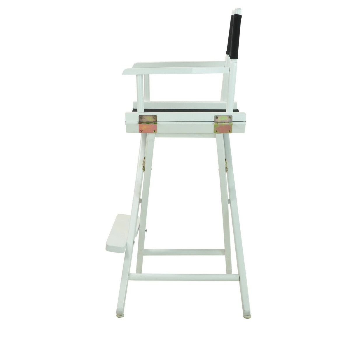 White Frame Gray Canvas Director's Chair Q290188
